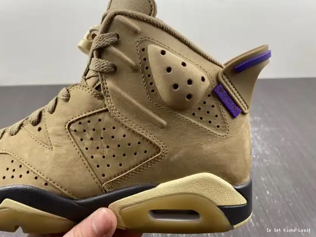 6 Gore-Tex Air WMNS FD1643-300 Kelp Brown Jordan 0621